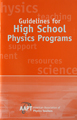 AAPT Guidelines for High School Physics Programs